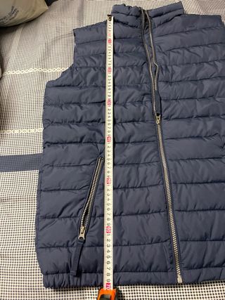 Chaleco acolchado hombre azul