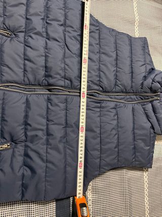 Chaleco acolchado hombre azul