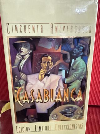 Lote 3 Cintas VHS Casablanca