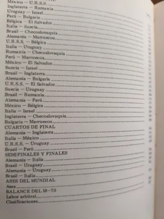 IX CAMPEONATO MUNDIAL MEXICO 70 EDITORIAL BARAHONA