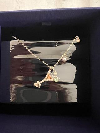 Collana Swarovski cocktail bicchiere