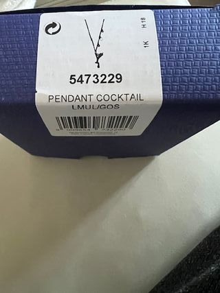 Collana Swarovski cocktail bicchiere