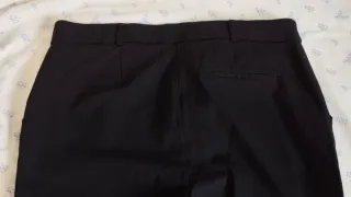 Pantaloni da abito neri da donna