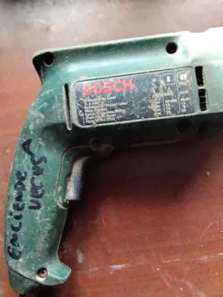 Taladro Bosch para reparar (enciende a veces)