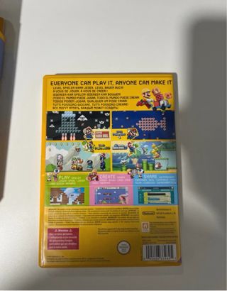 Wii U Super Mario Maker Juego