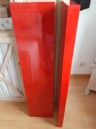 2 Estanterías Ikea Rojas