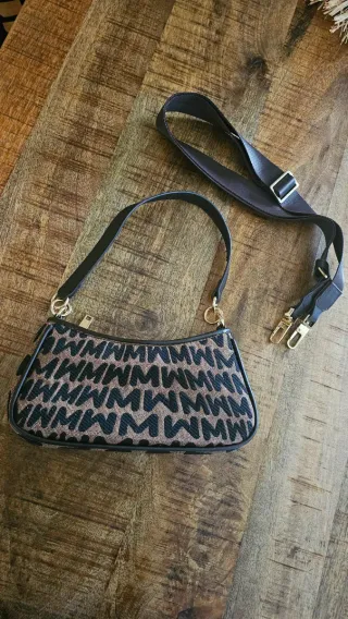 Bolso de hombro Mango estampado