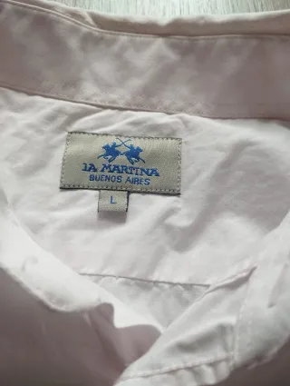 Camisa La Martina Rosa Talla L
