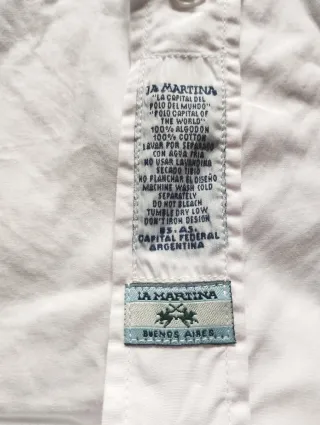 Camisa La Martina Rosa Talla L