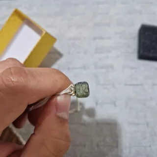 Collar de Plata 925 con Moldavita