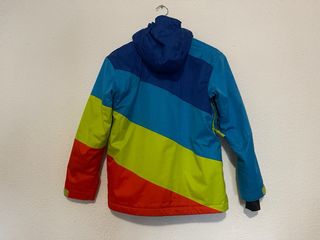 Chaqueta de esquí multicolor