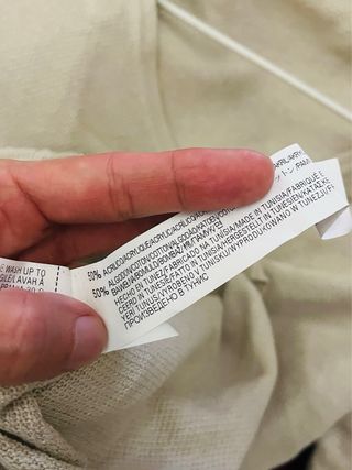 Jersey Zara Beige Talla L