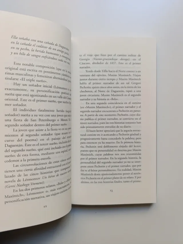 Un héroe de nuestro tiempo.