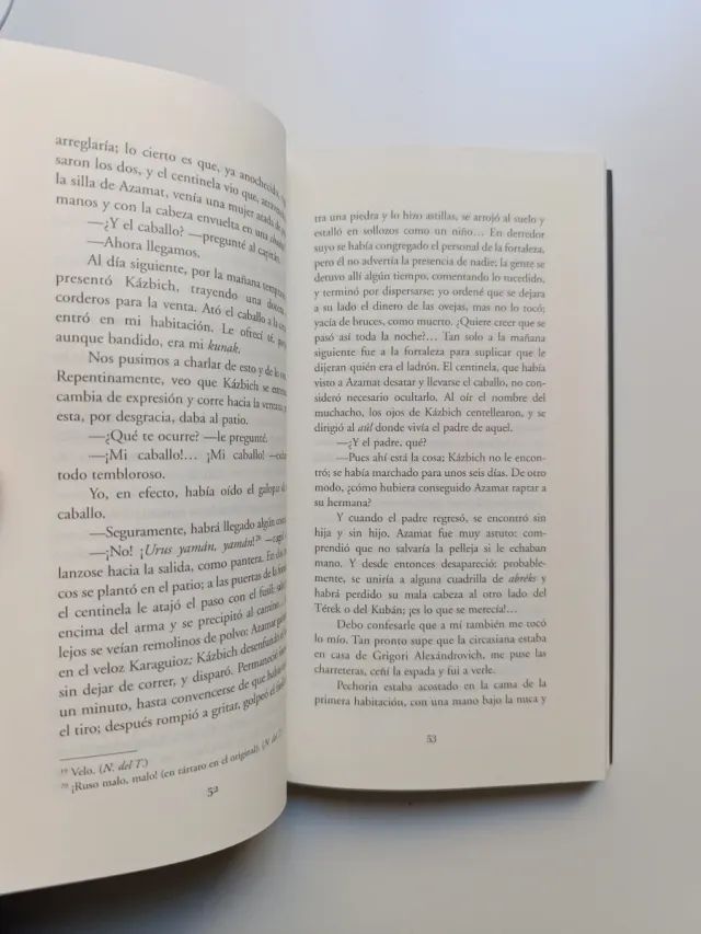 Un héroe de nuestro tiempo.