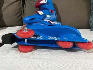 Patines ajustables Oxelo Play3 azul T34-36