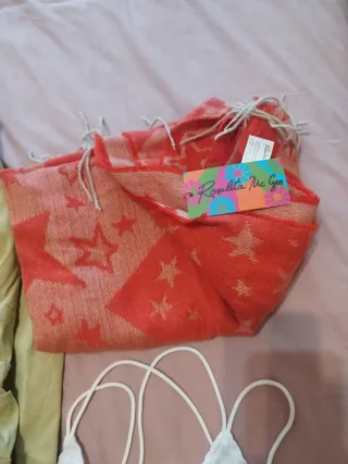 Conjunto: Vestido, Top y Bufanda