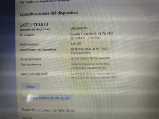 Portatile Toshiba Satellite L830 Rosso