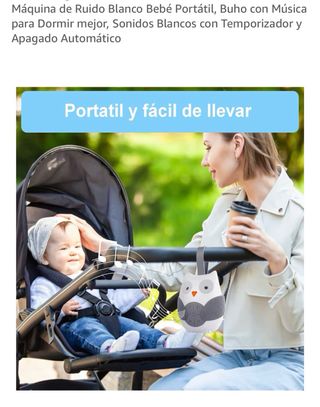 Bebé búho ruido blanco juguete musical