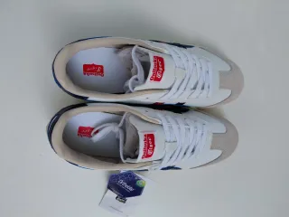 Onitsuka Tiger Zapatillas Blancas y Azules y rojas