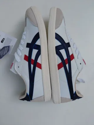 Onitsuka Tiger Zapatillas Blancas y Azules y rojas