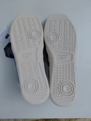 Onitsuka Tiger Zapatillas Blancas y Azules y rojas