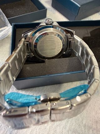 Reloj QINGXIYA Hombre Negro y Plateado