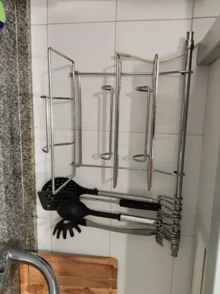 Estantería Cocina Utensilios Acero inoxidable