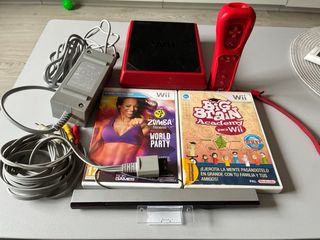 mini Wii con juegos Zumba y Big Brain Academy