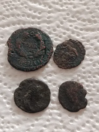 Lote de 4 monete antiche