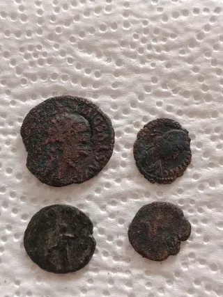 Lote de 4 monete antiche