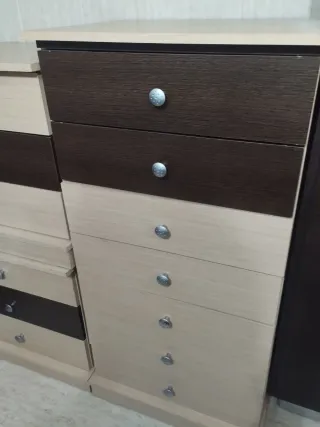 Mesitas de noche, sinfonier y cabecero