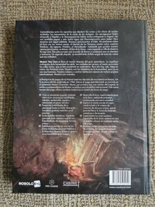 Libro rol Mutant year zero NUEVO