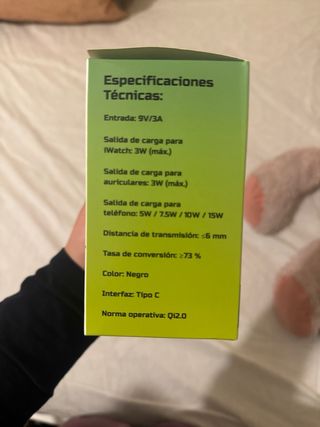 Cargador 3 en 1 sin abrir precio negociable 50 min