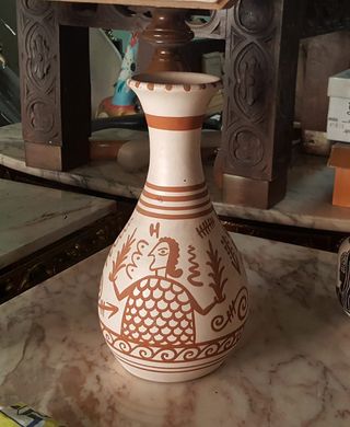 VARIOS JARRONES CERAMICA PINTADOS A MANO BELLON