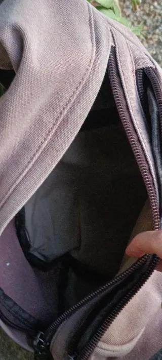 Bolso de hombro de lona