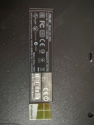 Portátil Asus X555L Intel i3 8GB RAM SSD 500GB