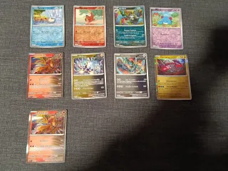 Lote 57 Cartas Pokémon Holo y Reverse Holo.