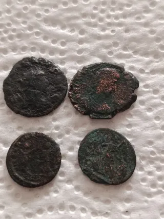 Lote di 4 monete antiche