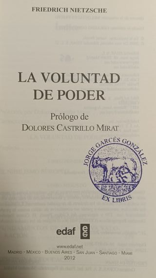 La voluntad de poder
