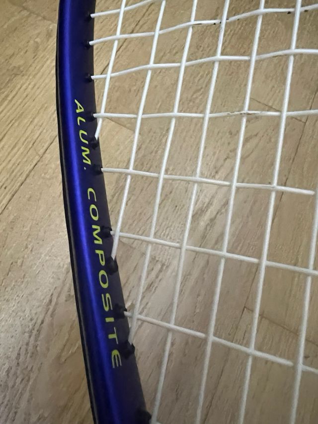 Raqueta de Squash Azul de aluminio