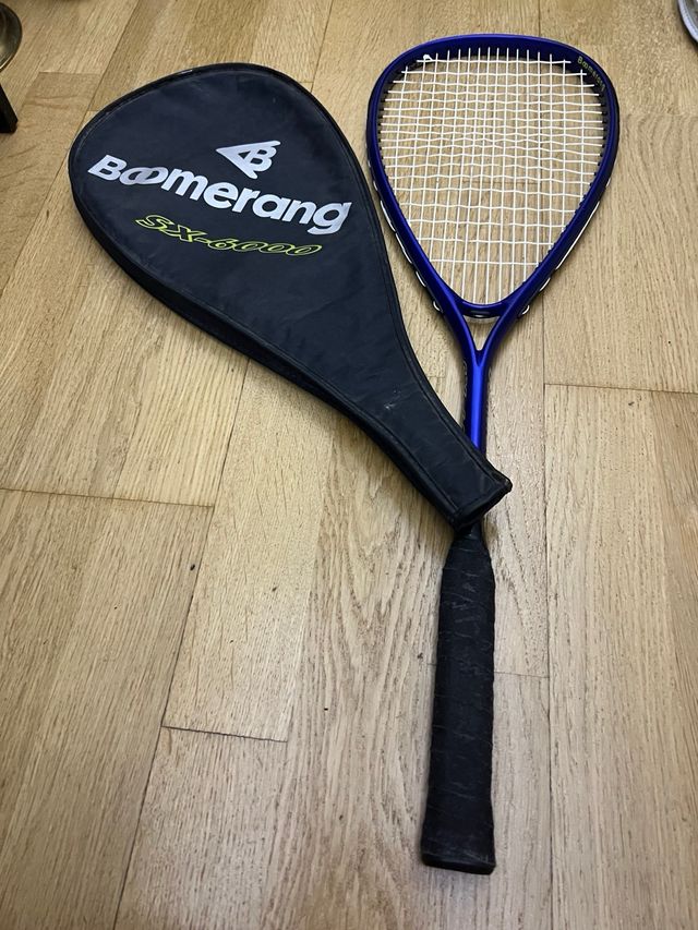 Raqueta de Squash Azul de aluminio