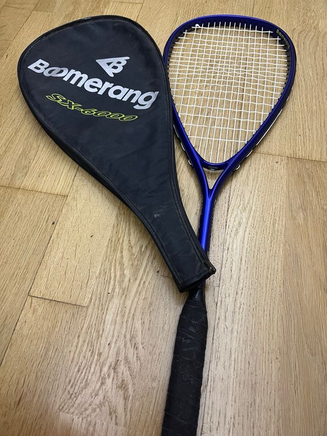 Raqueta de Squash Azul de aluminio