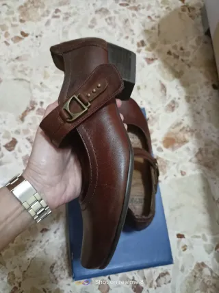 Scarpe donna Caprice Mary Jane marroni