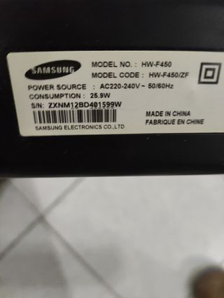 Barra de Sonido Sony Negra