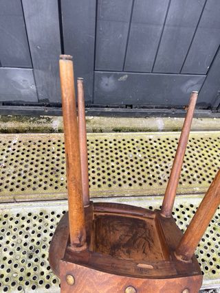 Silla vintage Baumann madera haya estilo bistrot –