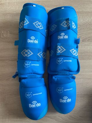 Guantes y espinilleras Dae Do azul