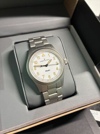 Hamilton Khaki Quartz Plata/Blanco