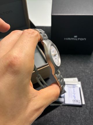 Hamilton Khaki Quartz Plata/Blanco