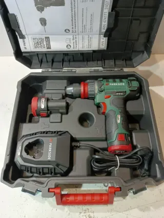 Atornillador + Accesorios + 2 Baterías PARKSIDE
