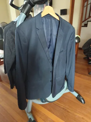 Americana Kiabi Talla 50 Azul Marino